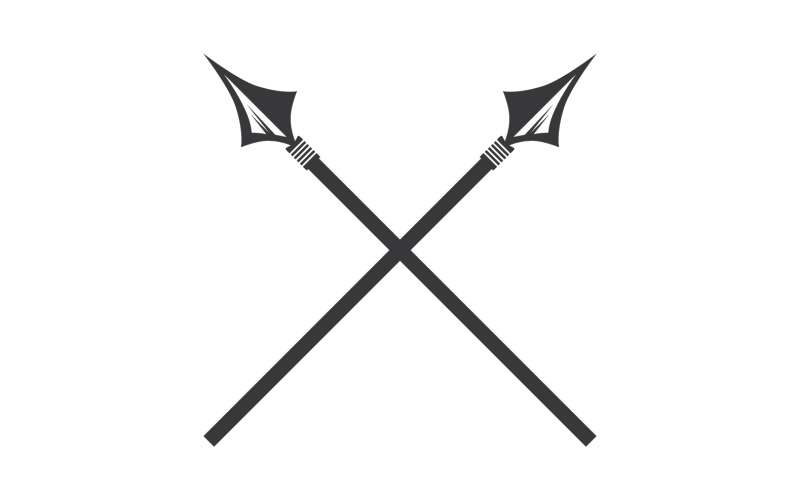 Logo Spear per elemento design design vector v42