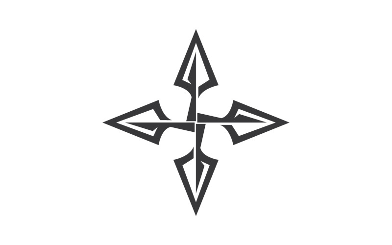 Logo Spear per elemento design design vector v53