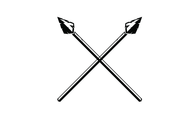 Logotipo da lança para o vetor de design de design de elementos v40