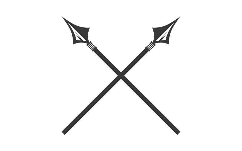 Spear  logo  for element design design vector v42