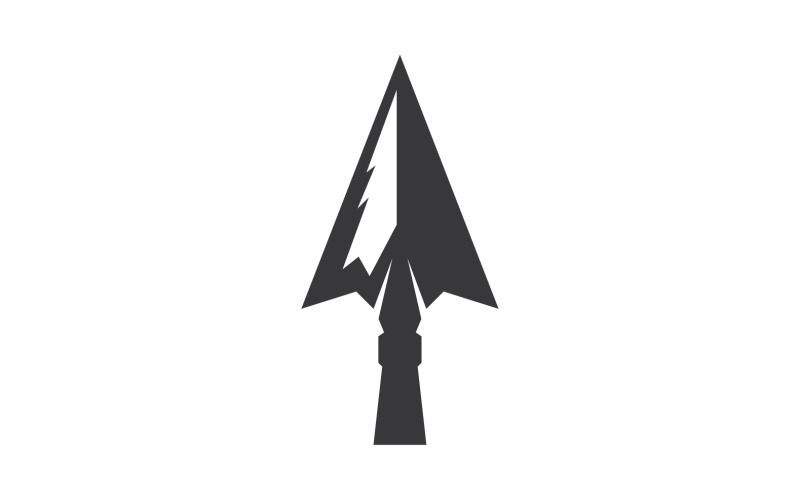 Spear logotyp för element design design vektor v3