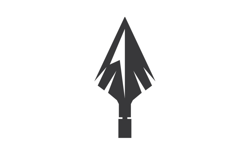 Spear logotyp för element design design vektor v4