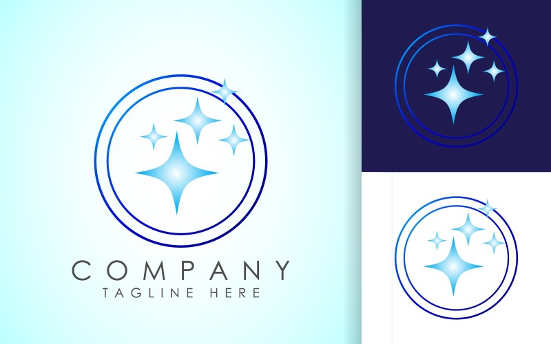 Création de logo de service de nettoyage de maison7