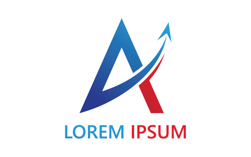 Lettre A logo sport vector design pour votre entreprise v5