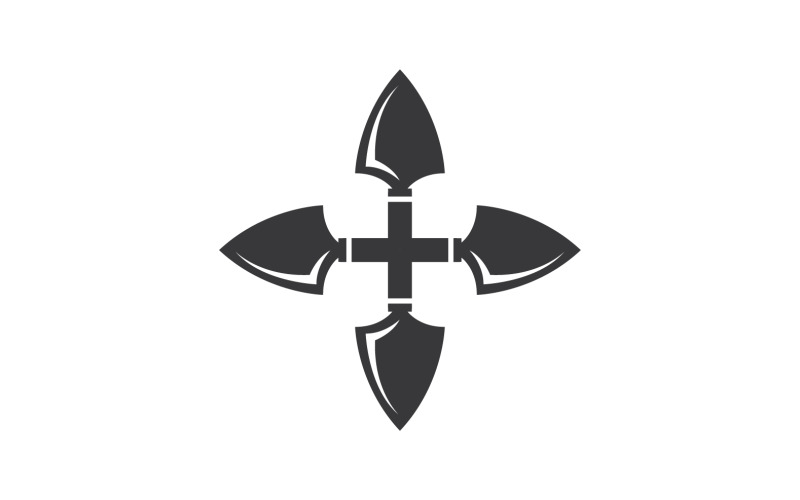 Logo włóczni dla wektora projektowania elementów v55