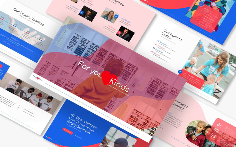 Збір коштів для людства Powerpoint