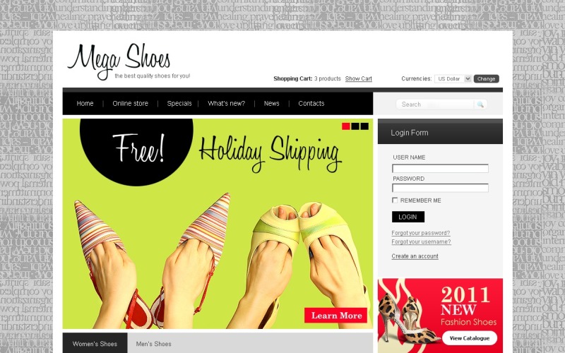 the shoe department online