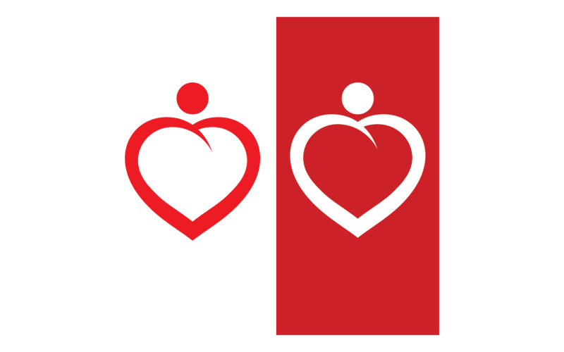 Adoption barn familjeomsorg logotyp hälsa v1