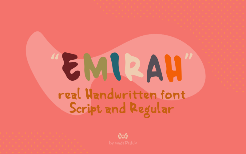 Emirah - Ručně psané a skriptové písmo