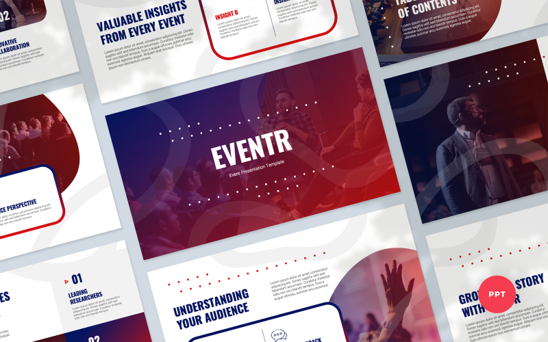 Eventr - Презентация событий Шаблоны презентаций PowerPoint