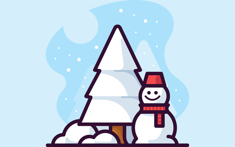 Illustrazione di vettore di inverno