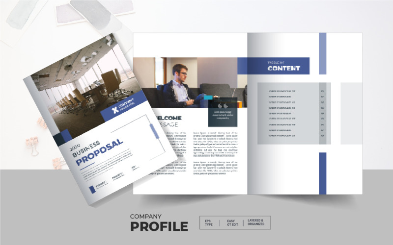 Portfolio Template Layout Design