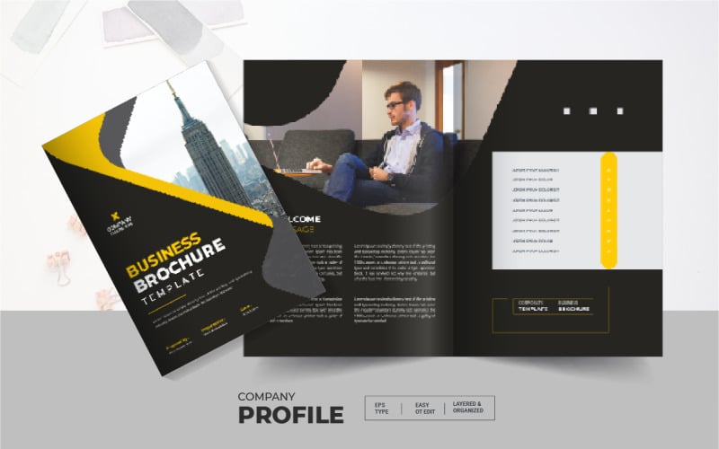 Company 12 Pages Brochure Template 328212 TemplateMonster
