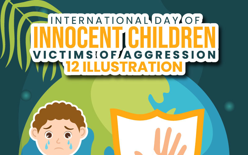 12 Ілюстрація до Міжнародного дня невинних дітей – жертв агресії