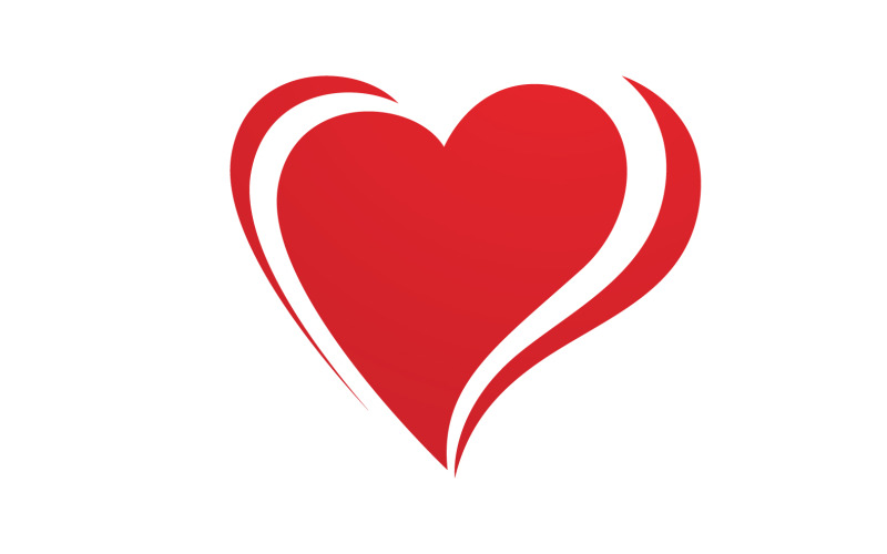 Amour coeur saint valentin logo icône vector design v13