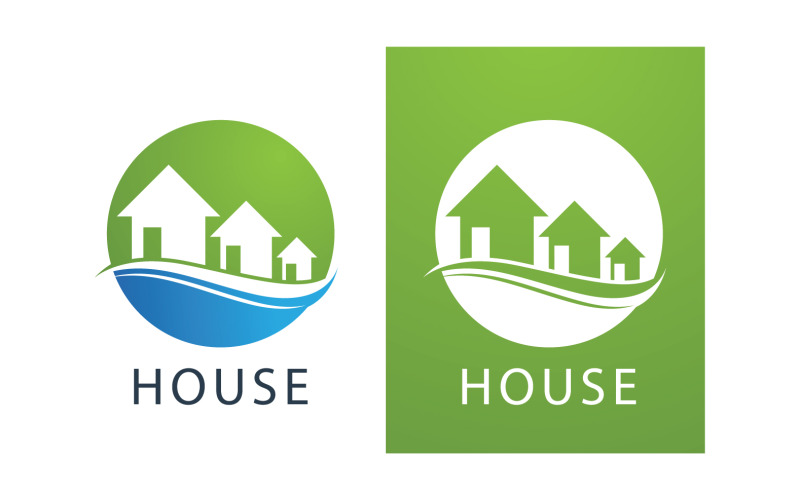 Будинок, будинок, нерухомість, квартира, продаж і оренда логотип v8