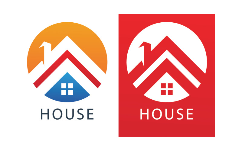Huis huis onroerend goed appartement verkoop en verhuur logo v15