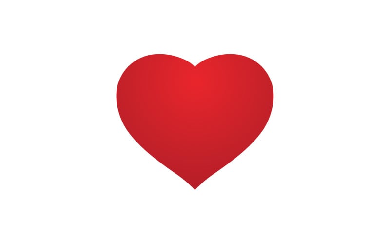 Liebes-Herz-Valentinsgruß-Logoikonen-Vektordesign v22