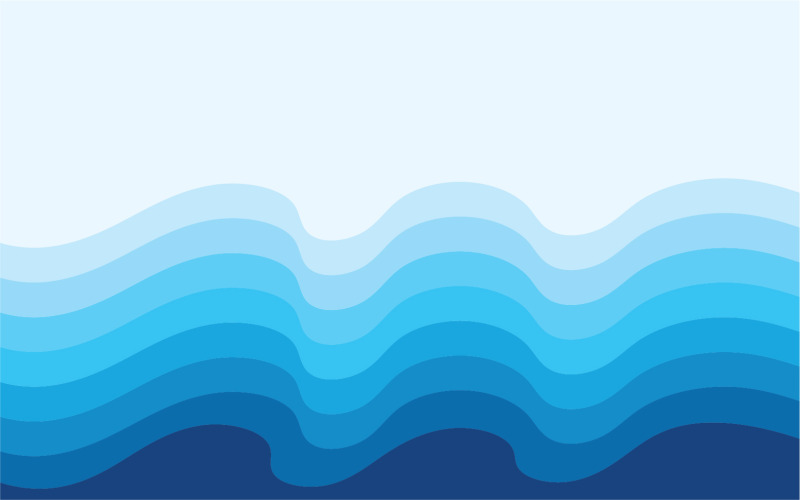 Vector V28 Blue wave water background design vector v28