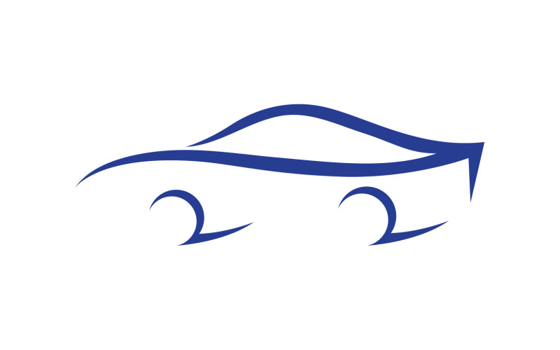 Voitures sport ligne automobile logo vector design v2