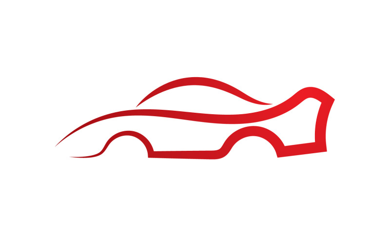Voitures sport ligne automobile logo vector design v4