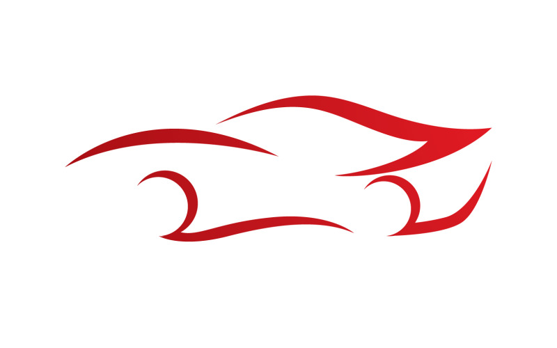 Voitures sport ligne automobile logo vector design v5