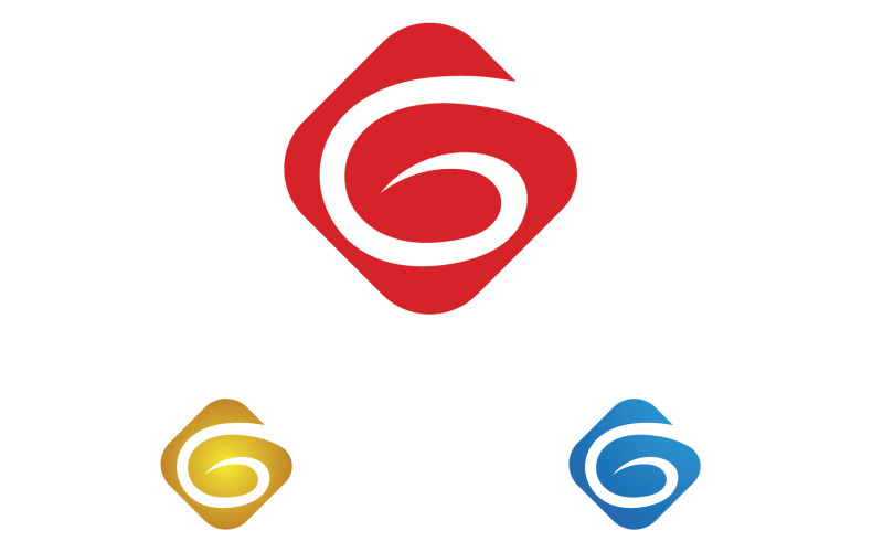 G logo icona simbolo elemento design logo vettoriale v9