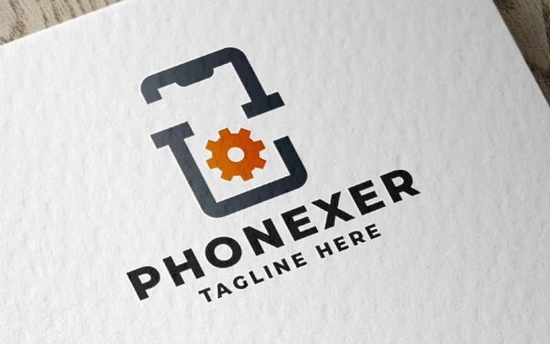 Шаблон логотипу Phone Support Pro