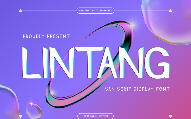 Lintang - Fuente de pantalla San Serif