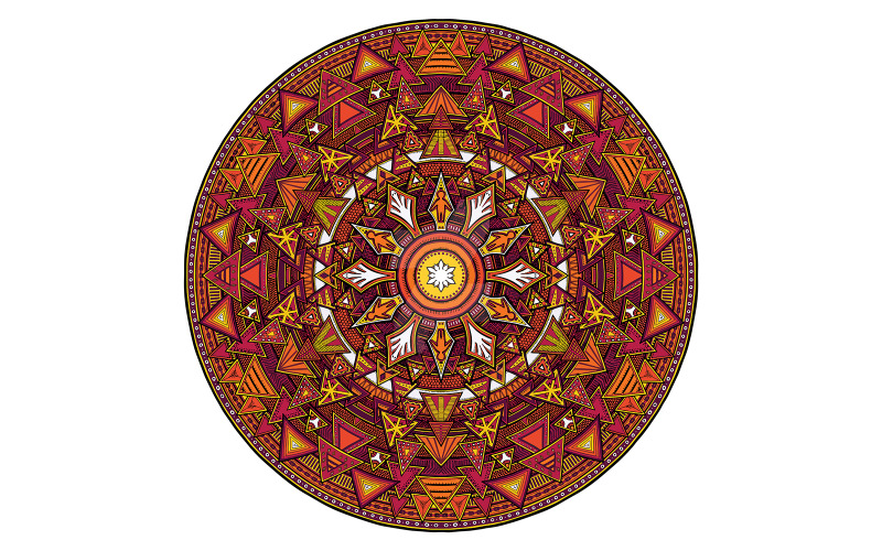 Nicholas Quintin Mandala Illustration vektor