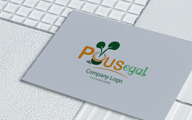 Diseño de plantilla de logotipo de empresa Pusegal