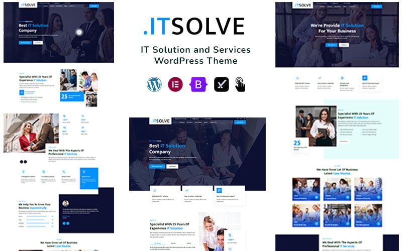 ITsolve - Thème WordPress pour solutions et services informatiques