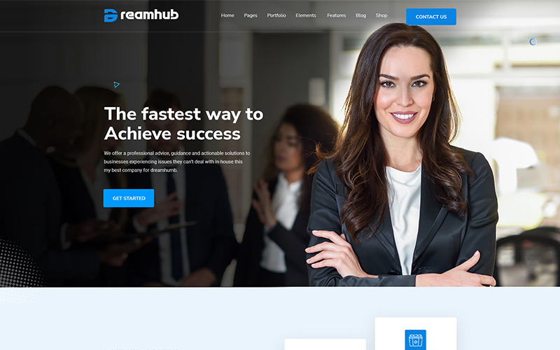DreamHub Consulting Company HTML5-mall