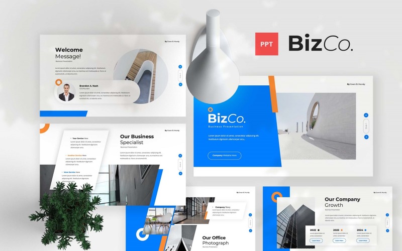 BizCo — modelo de Powerpoint de negócios