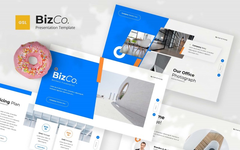 BizCo — modelo de slides do Google para negócios