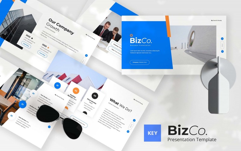 BizCo — szablon prezentacji biznesowej