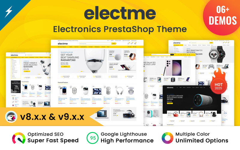Electme - тема PrestaShop для електроніки
