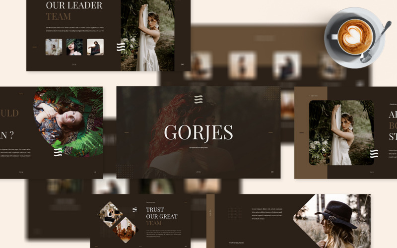 Gorjes - PowerPoint estilo bohemio