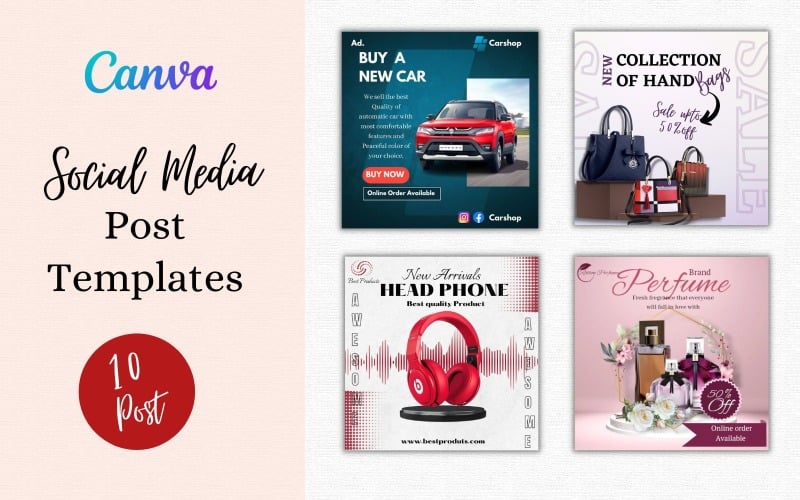 10 Free Social Media Post Templates #329451 TemplateMonster 10 Free Social Media Post Templates #329451 TemplateMonster