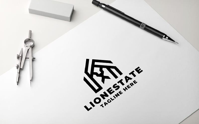 Lion Estate Pro-logo sjabloon