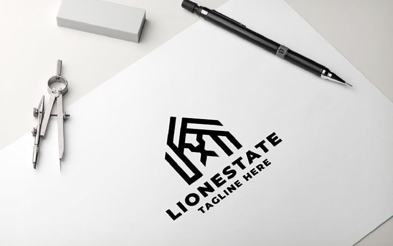 Lion Estate Pro Logo Template