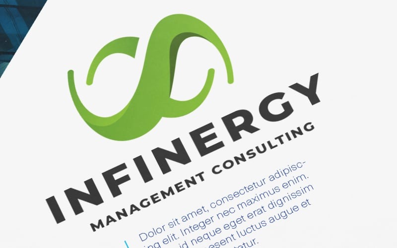 Шаблон логотипа Infinity Energy Pro