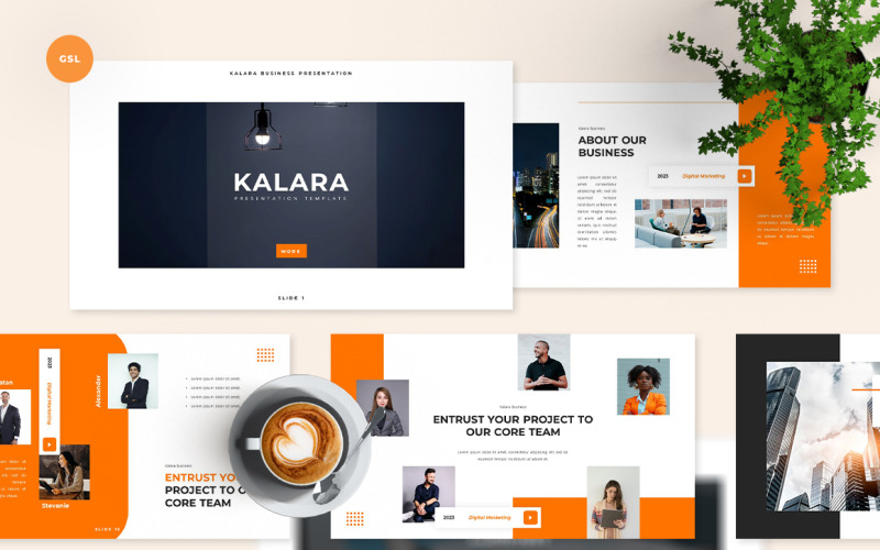 Kalara Business Google Slides sablon