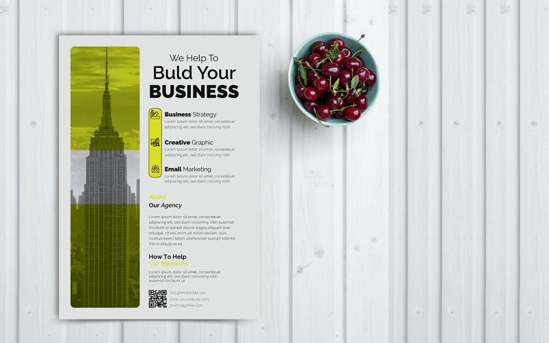 A4 Printable Free Business Flyer