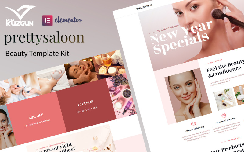 Sada prvků krásy PrettySaloon