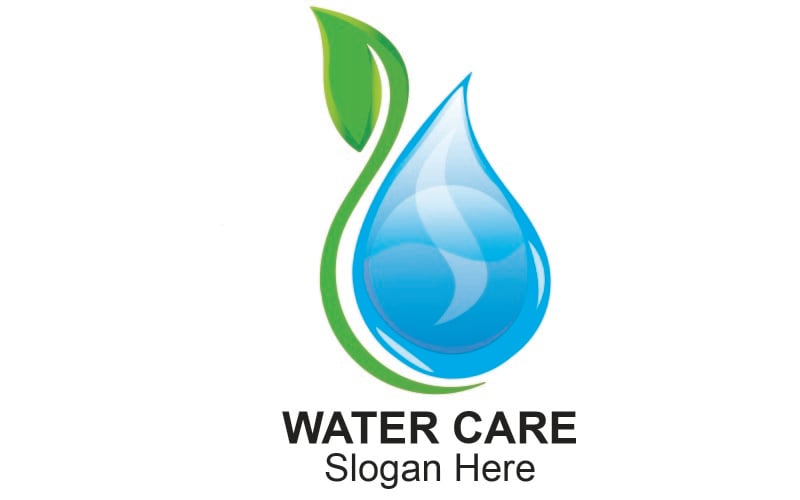 Логотип по уходу за водой и хранению дождевой воды