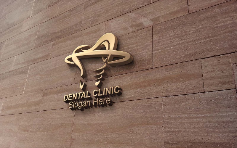 Plantillas de logotipos de clínicas dentales