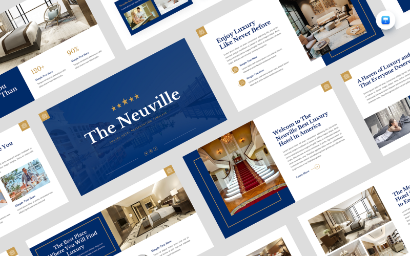 The Neuville - Modelo de Apresentação de Hotel de Luxo