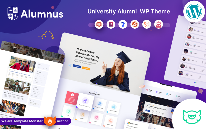 Alumnus — тема WordPress для выпускников университета
