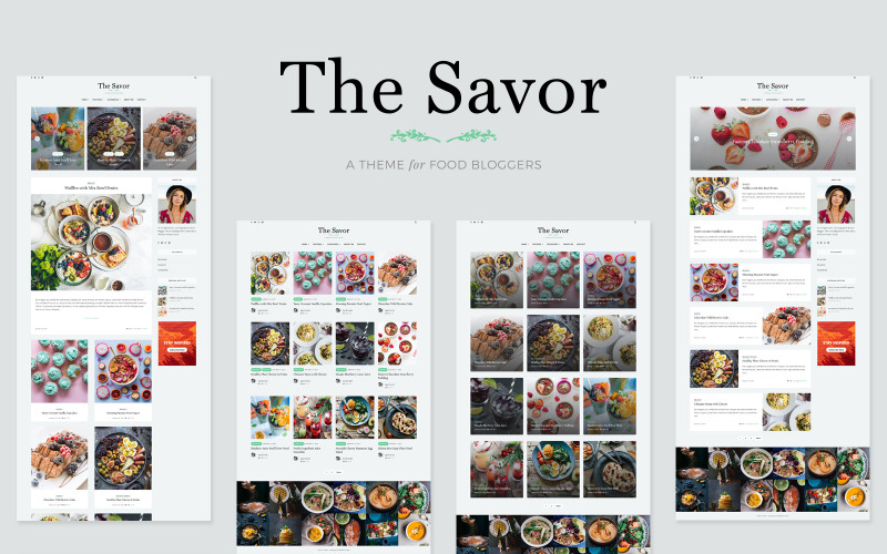 Savor - Tema WordPress per blog di ricette alimentari
